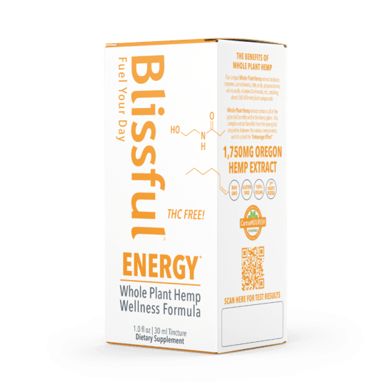 Blissful Plant Energy* Hemp Oil Tincture Box