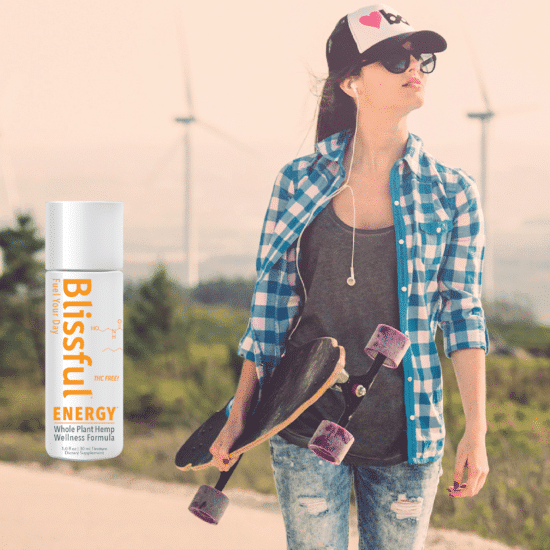 ENERGY* Hemp Oil Tincture with Skater Girl