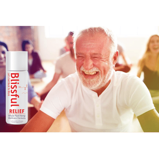 RELIEF* Hemp Oil Tincture with Man Laughing