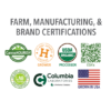 Various Brand Certification Logos and Icons