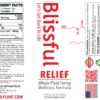 Blissful Plant RELIEF* Hemp Oil Tincture Label