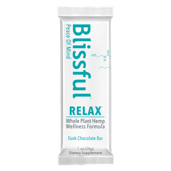 Blissful Plant RELAX* Functional Hemp Chocolate Bar