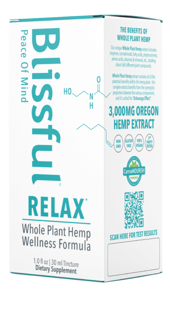 Blissful Plant IMMUNE* Hemp Oil Tincture Box