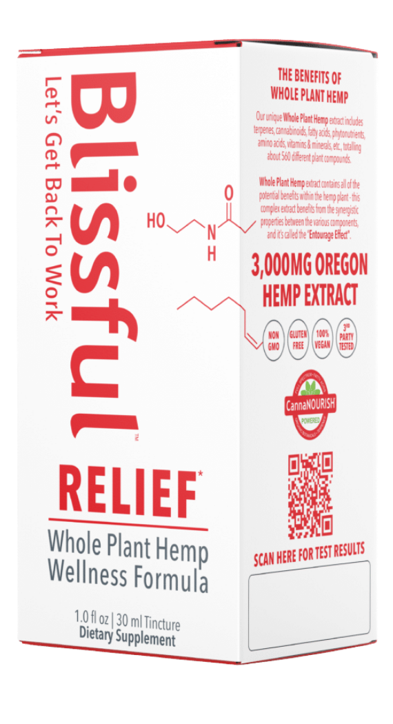 Blissful Plant IMMUNE* Hemp Oil Tincture Box
